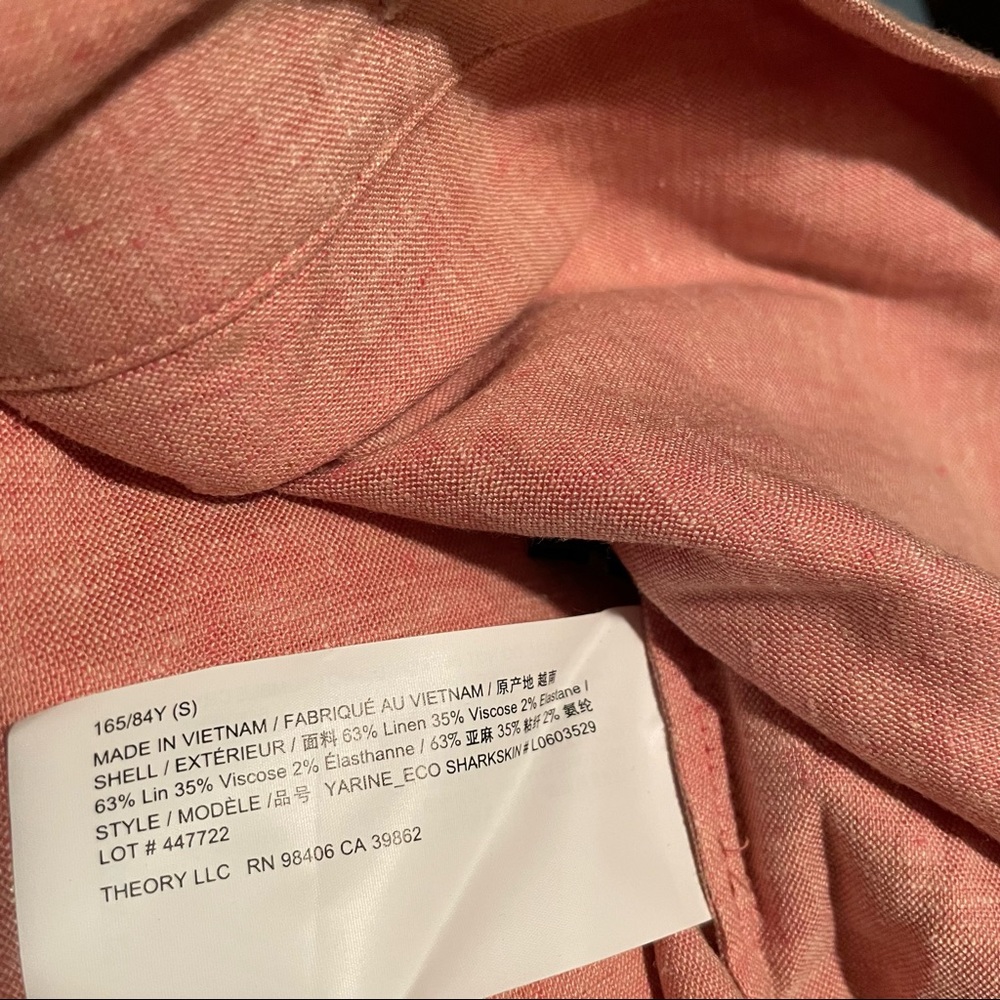 Theory yarine tank in azalea melange sharkskin - Picture 8 of 8